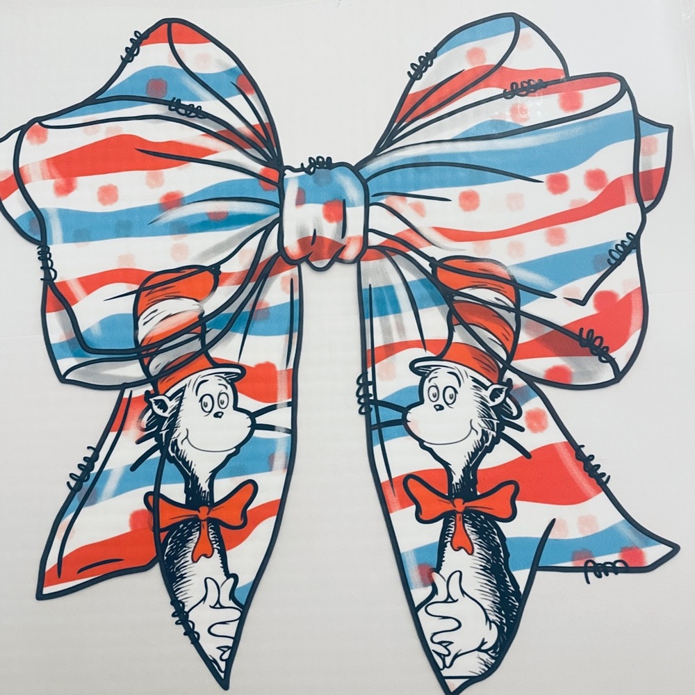 Dr. Seuss Cat in the Graphic Tee - Red and Blue